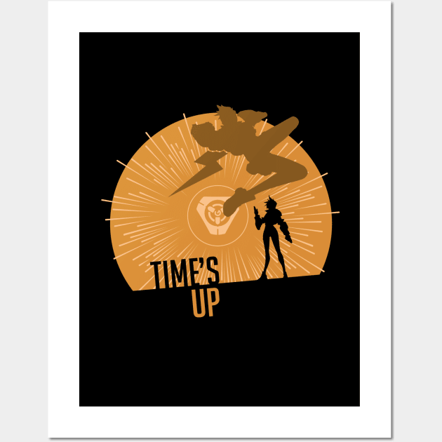 Overwatch - Tracer - Pulse Bomb Wall Art by alcateiaart